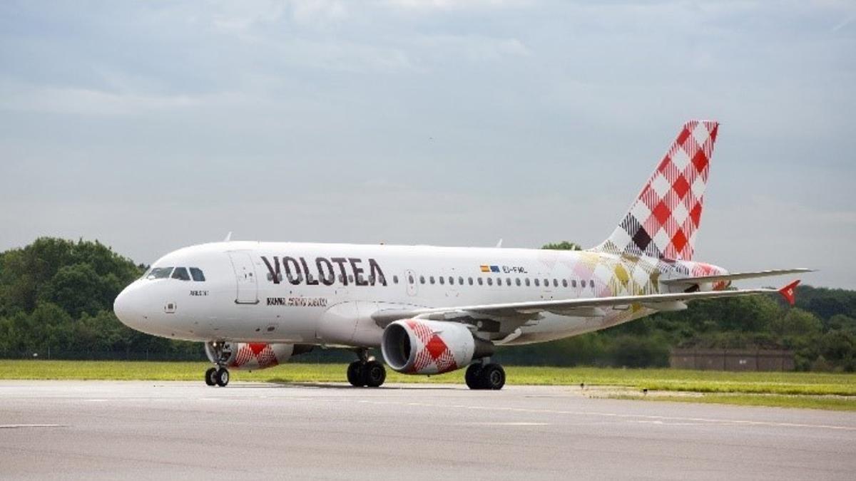 Un avión. de Volotea