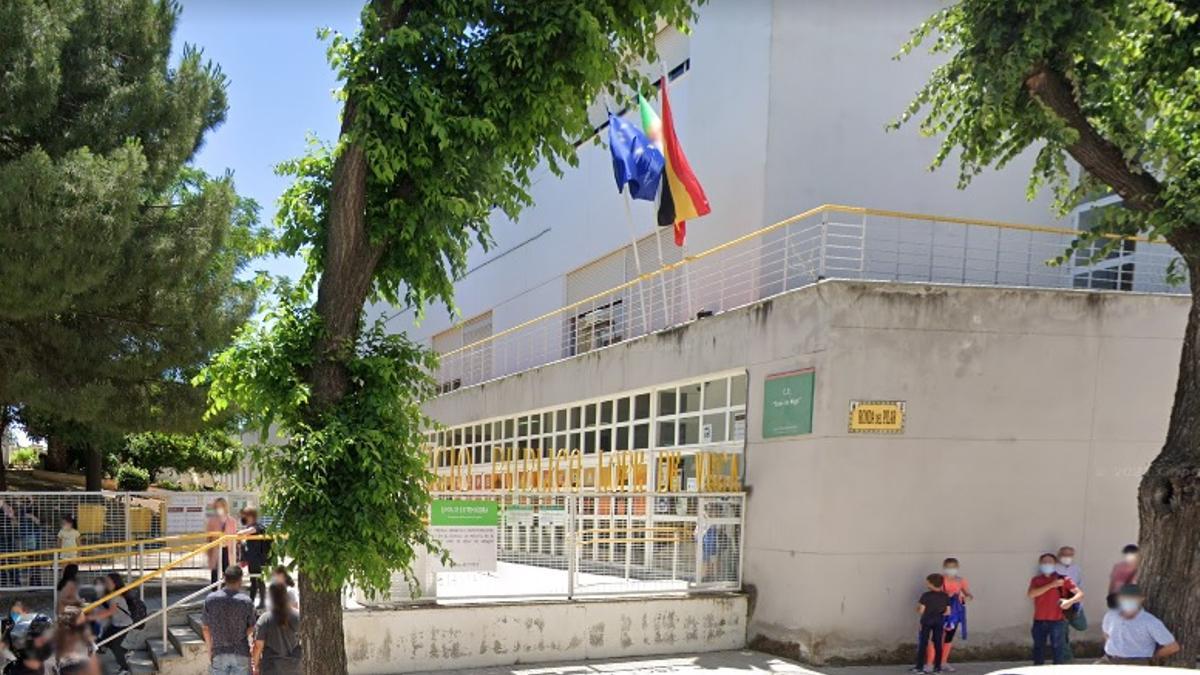 El colegio Lope de Vega, donde se iba a desarrollar la actividad.