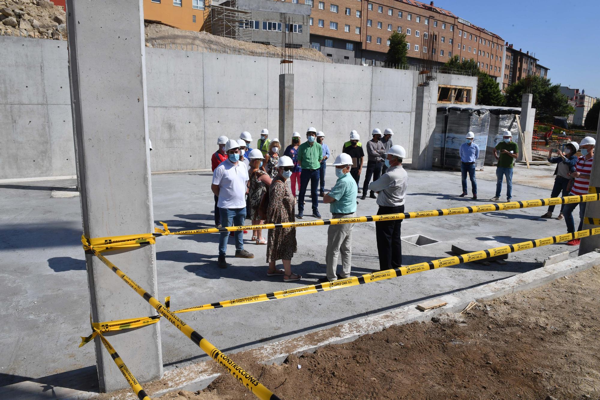 El nuevo complejo de piscinas de Pastoriza/Meicende, en obras