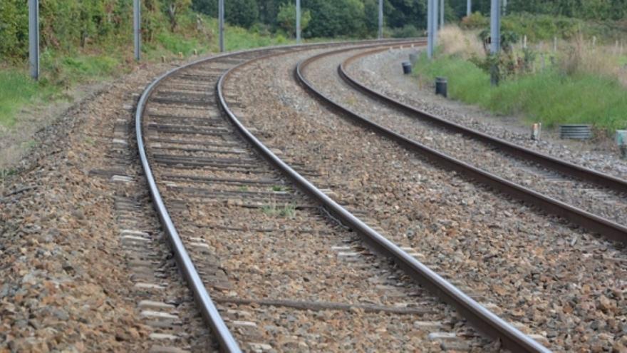 Vías del tren de esta línea.