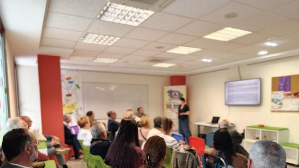Un momento de la charla