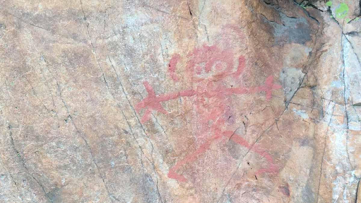 Acte vandàlic en unes pintures rupestres d’Extremadura