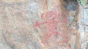 Acte vandàlic en unes pintures rupestres d’Extremadura