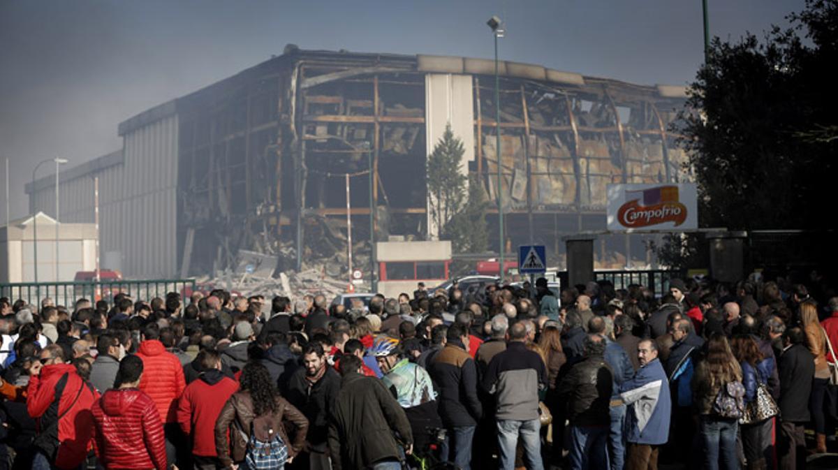 L’incendi a la fàbrica de Campofrío