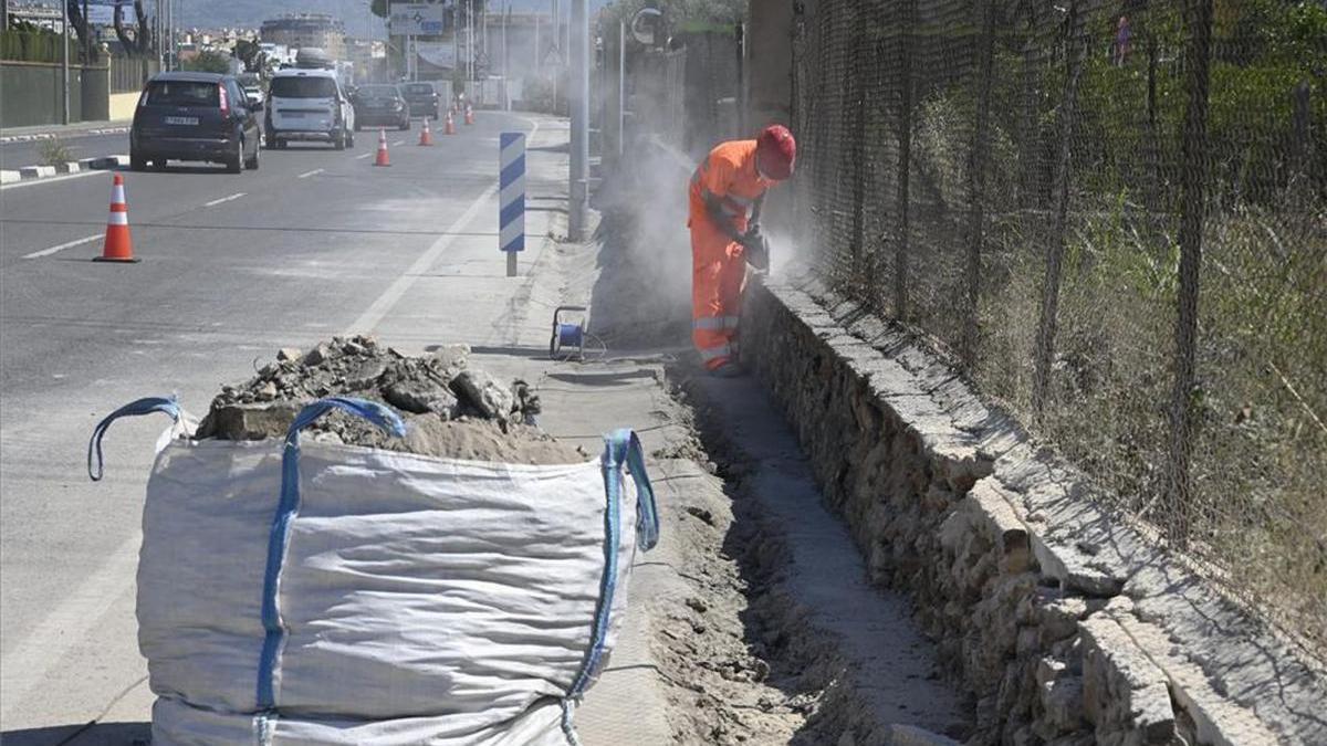 Un paseo peatonal dotará de  más seguridad vial a Roquetes en Castelló