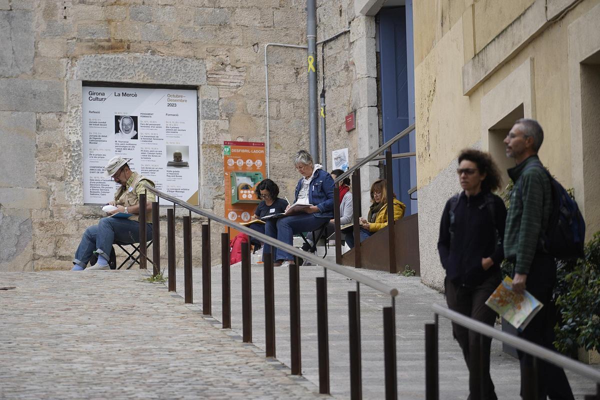 Desena jornada d’Urban Sketchers a Girona