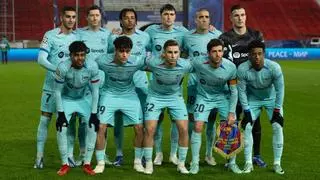 El 1x1 del Barça contra el Royal Amberes al descanso