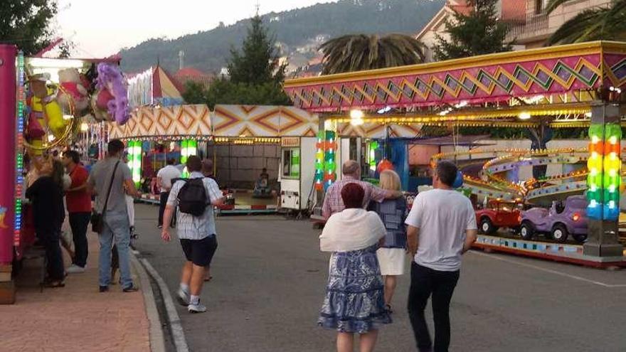 Zona donde se celebran las fiestas de Chapela.