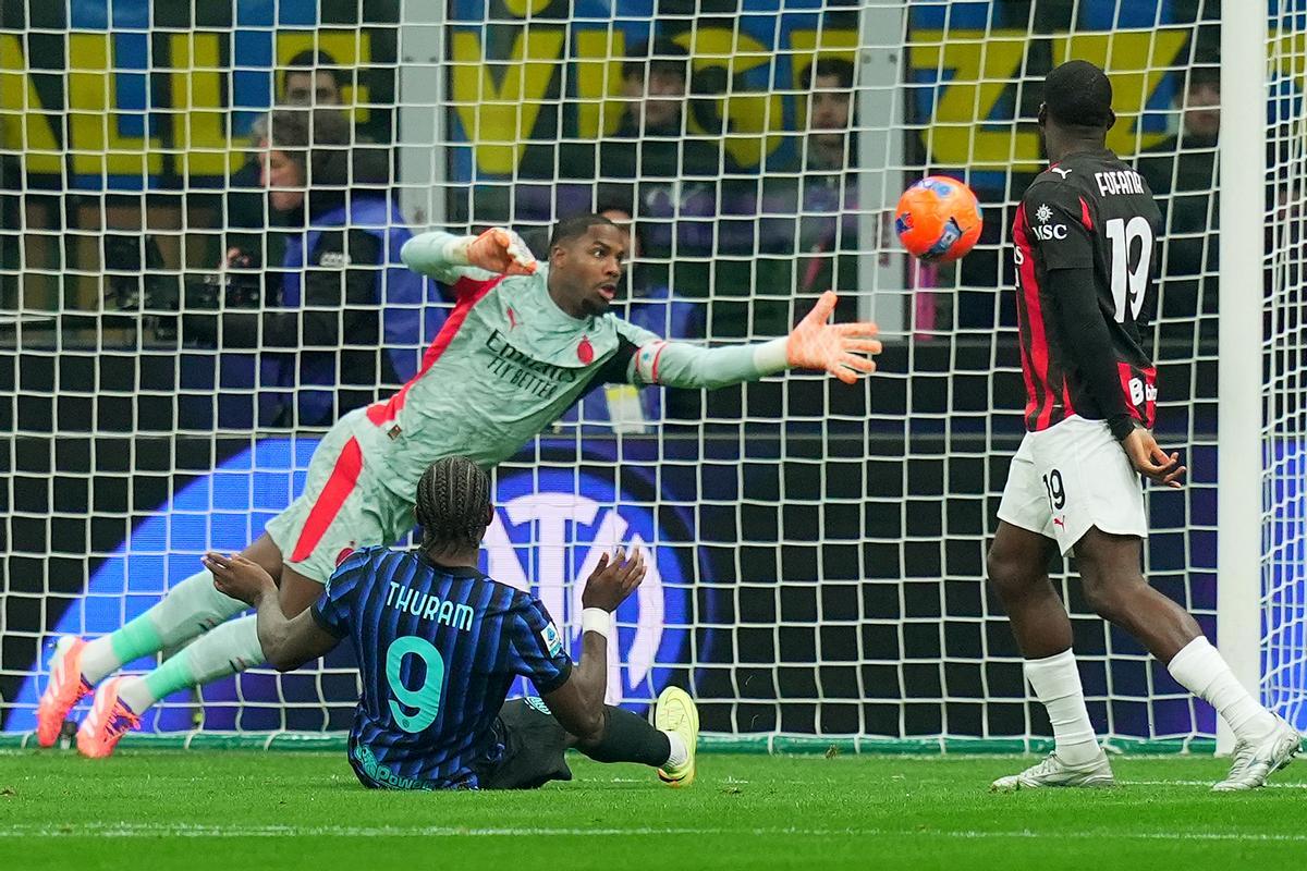 Maignan, héroe del Milan