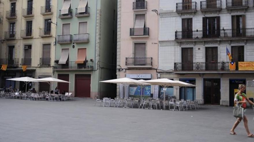 Imatge de la plaça Major de Manresa.