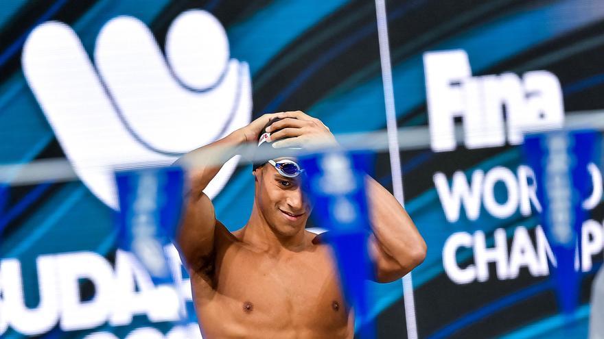 El mallorquín Hugo González se mete en las semifinales del 100 espalda en el Mundial de natación