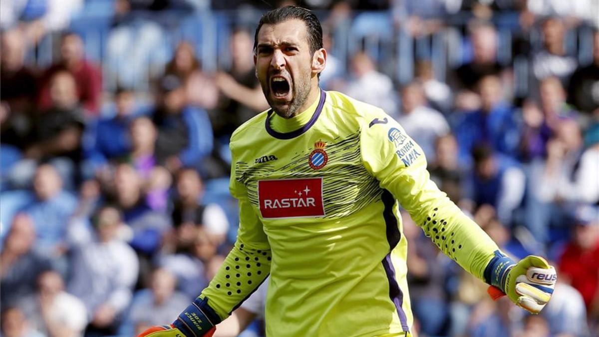 Diego López está rindiendo a un gran nivel en el Espanyol