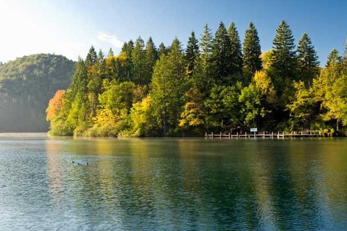 Lago en el Parque Nacional de los Lagos de Plitvice.