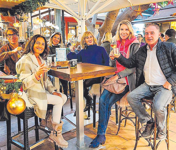 Eva Trobat, Andreu Arbona, Isabel Hernández, Elena Montejo, Britta Plon y Miguel de España.