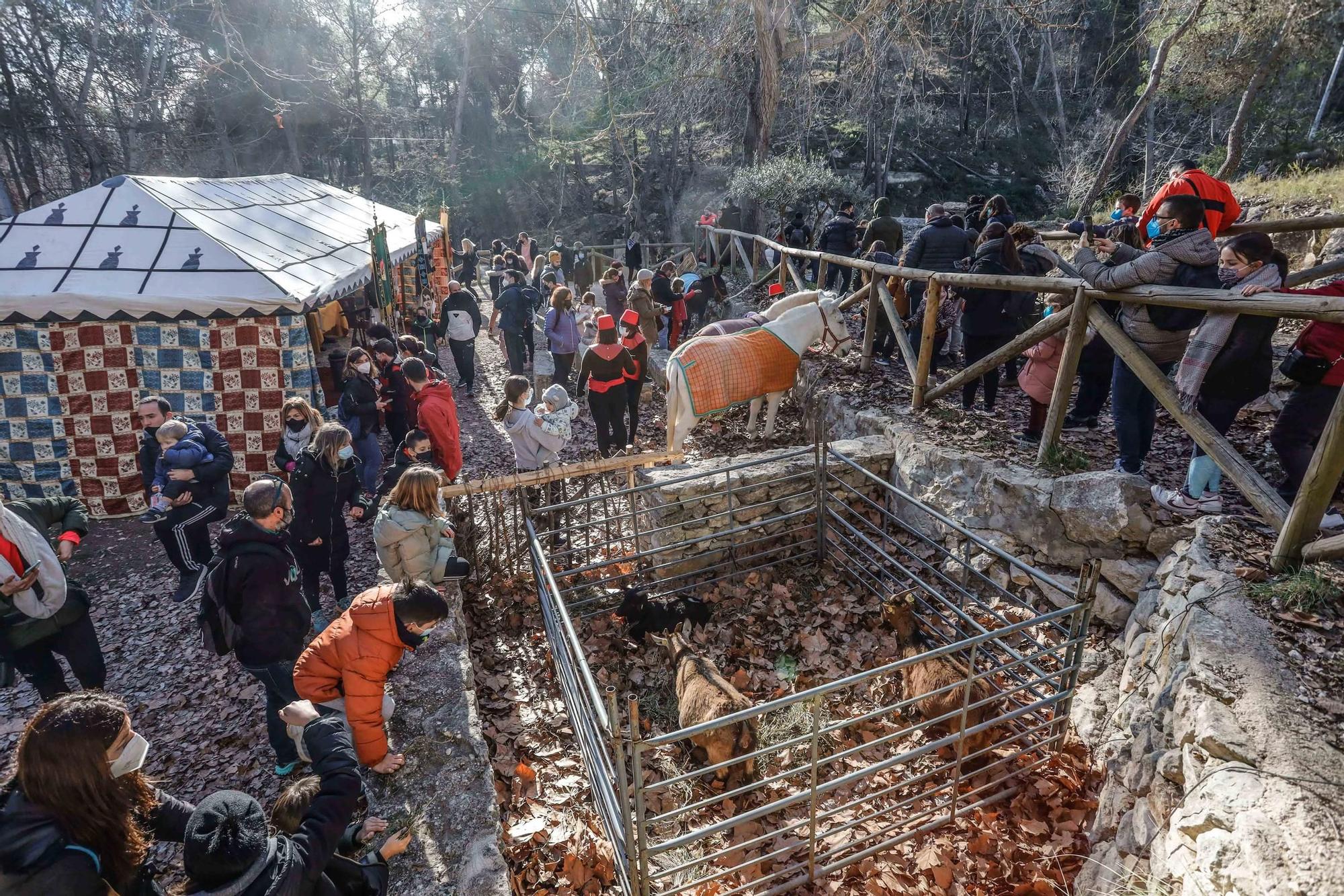 El Campamento Real prepara la llegada de los Reyes Magos a Alcoy