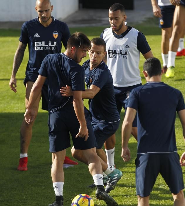 El Valencia CF prepara el partido contra el Legané