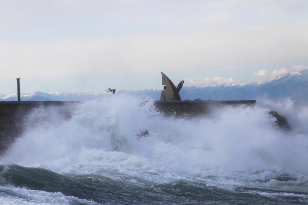 Temporal marítim a l'Escala