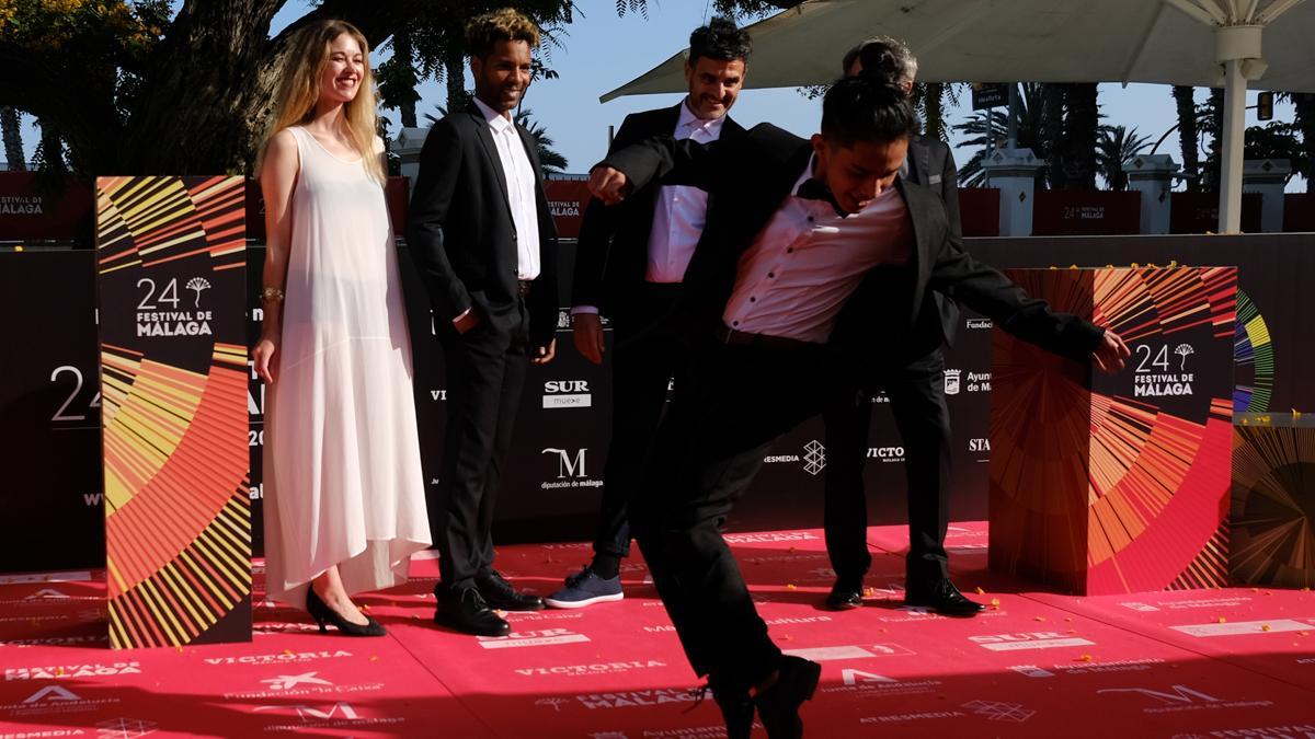 Alfombra roja del Festival de Málaga en el Gran Hotel Miramar