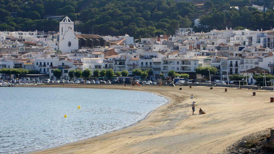 La platja gran del Port de la Selva, en una imatge d&#039;arxiu