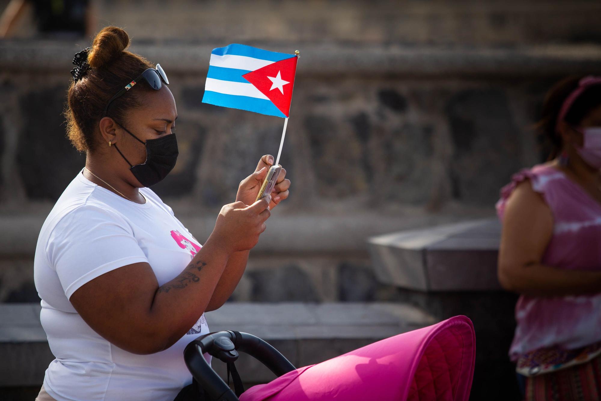 Manifestación por una Cuba libre