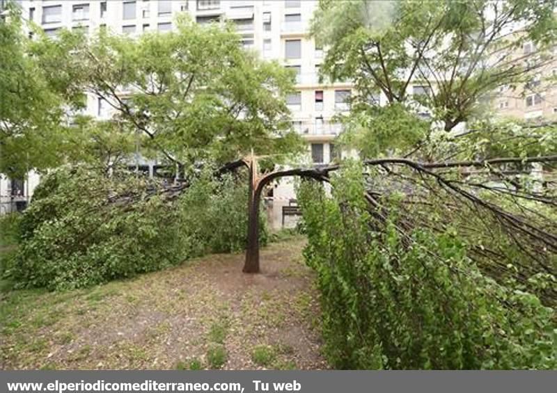 Imágenes de las tormentas en Castellón