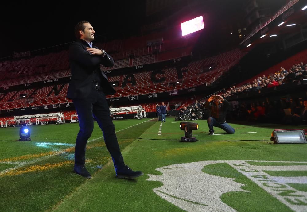 Presentación del partido de Leyendas del VCF