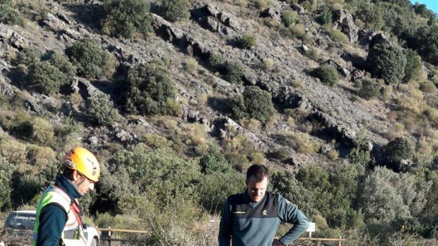 La Guardia Civil rescata a un hombre herido en Añón de Moncayo