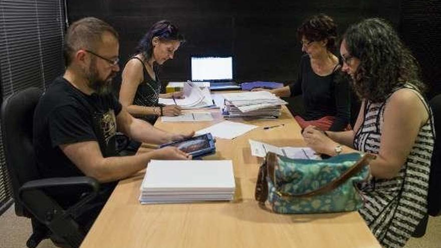 Reunión del jurado en el Auditorio. // Brais Lorenzo