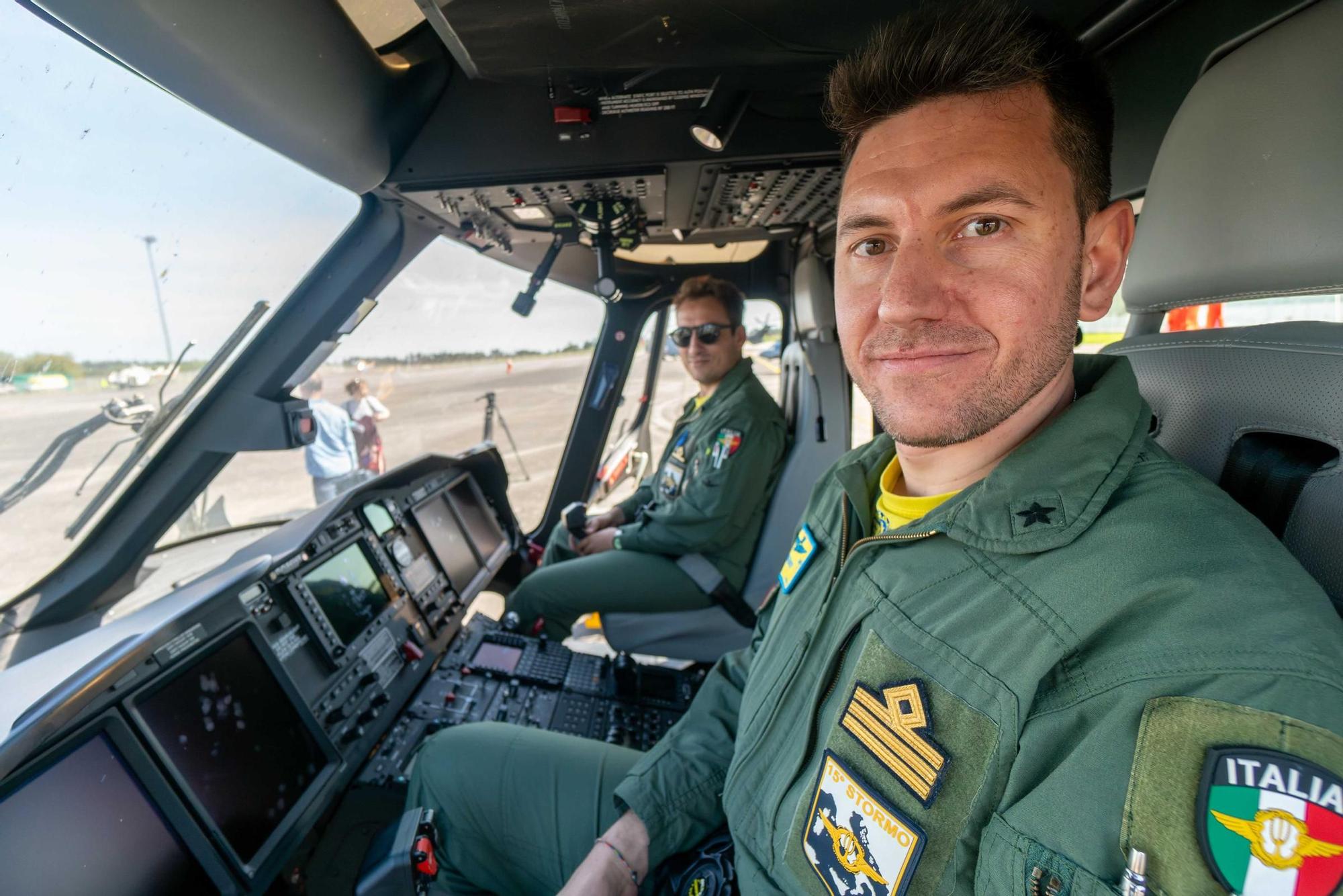 Aeródromo militar de Santiago. Visita a medios aéreos y terrestres en el marco del ejercicio Madrisar Samar 25