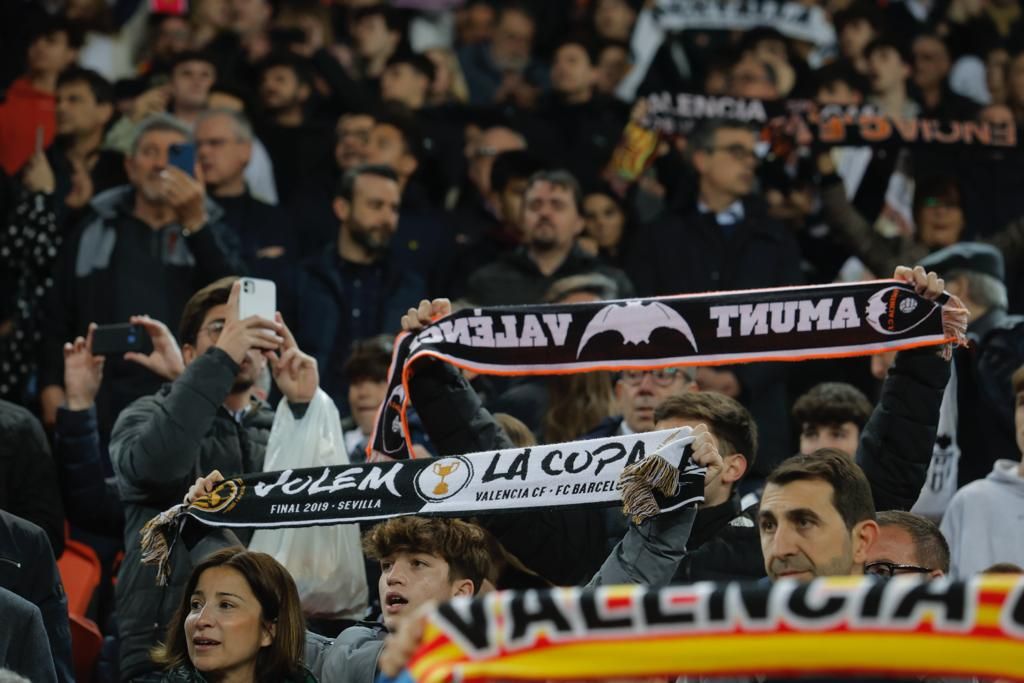 El partido Valencia - Celta, en imágenes