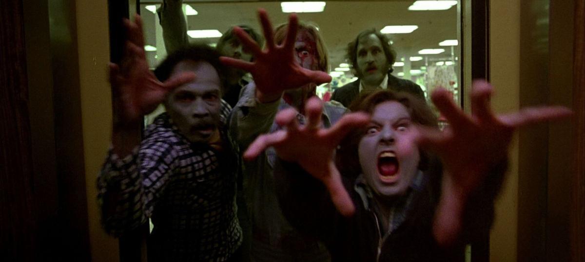 Los zombis en un centro
comercial en Dawn of the
dead (George A.  |  ROMERO, 1968).