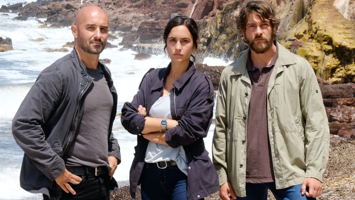 Alain Hernández, Megan Montaner y Félix Gómez, protagonistas de 'La caza. Tramuntana'