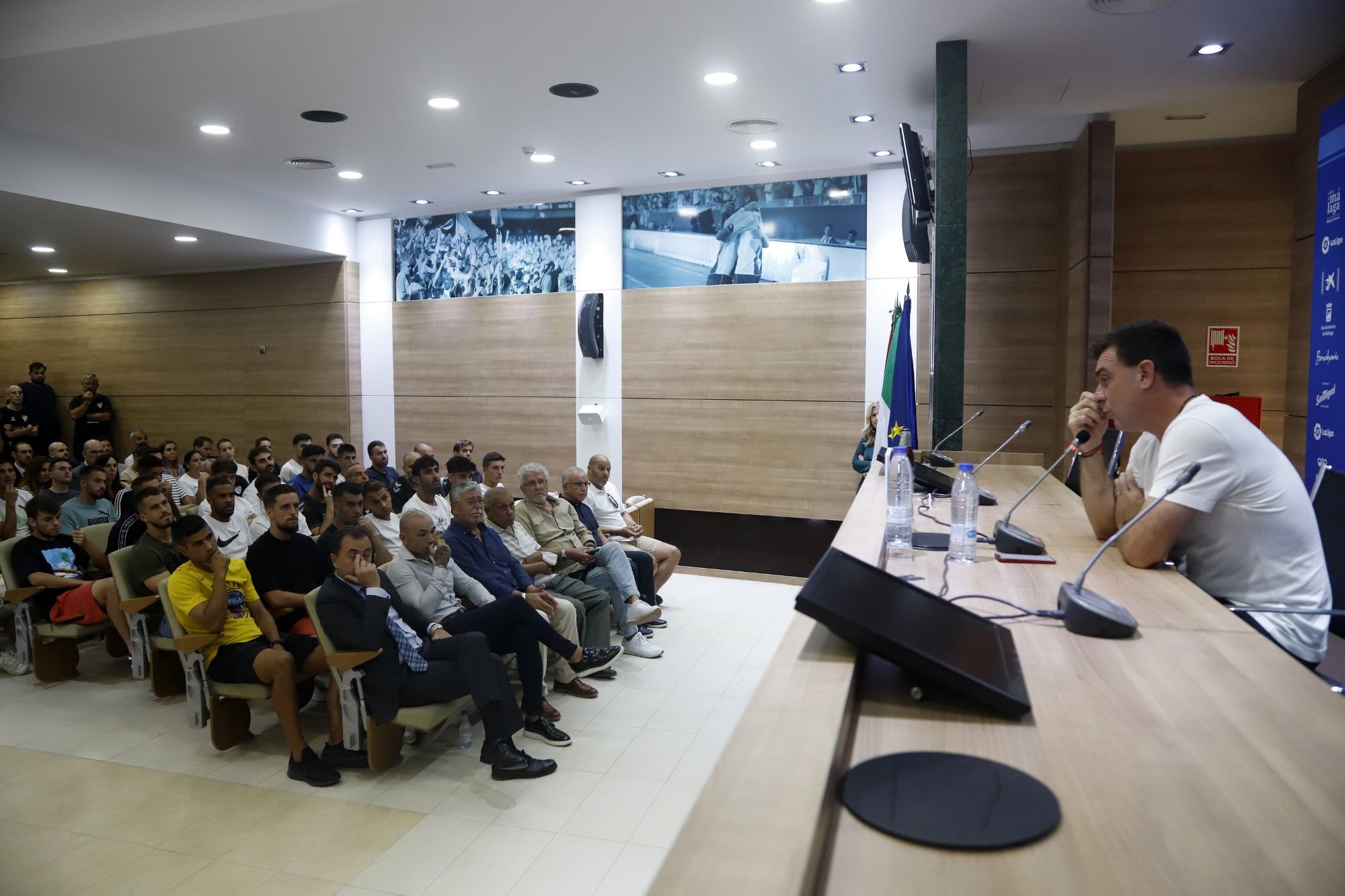 Despedida de Pablo Guede como entrenador del Málaga CF