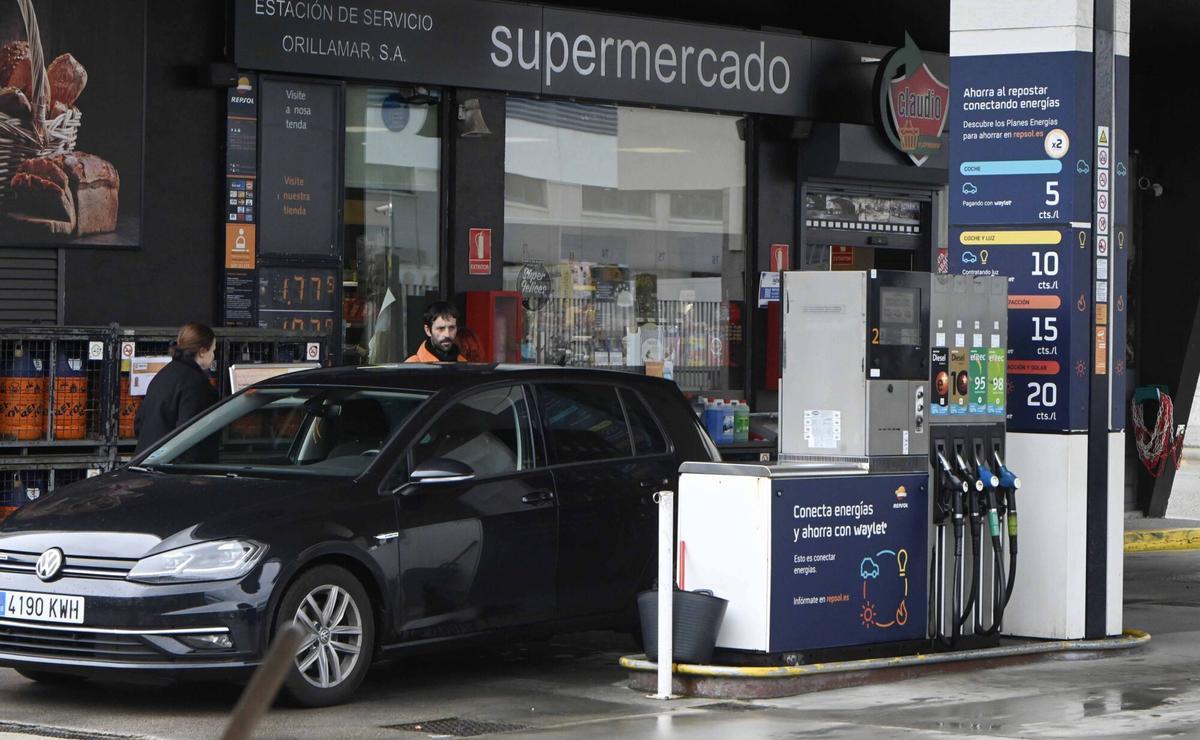 Estación de servicio de la ciudad de Vigo.