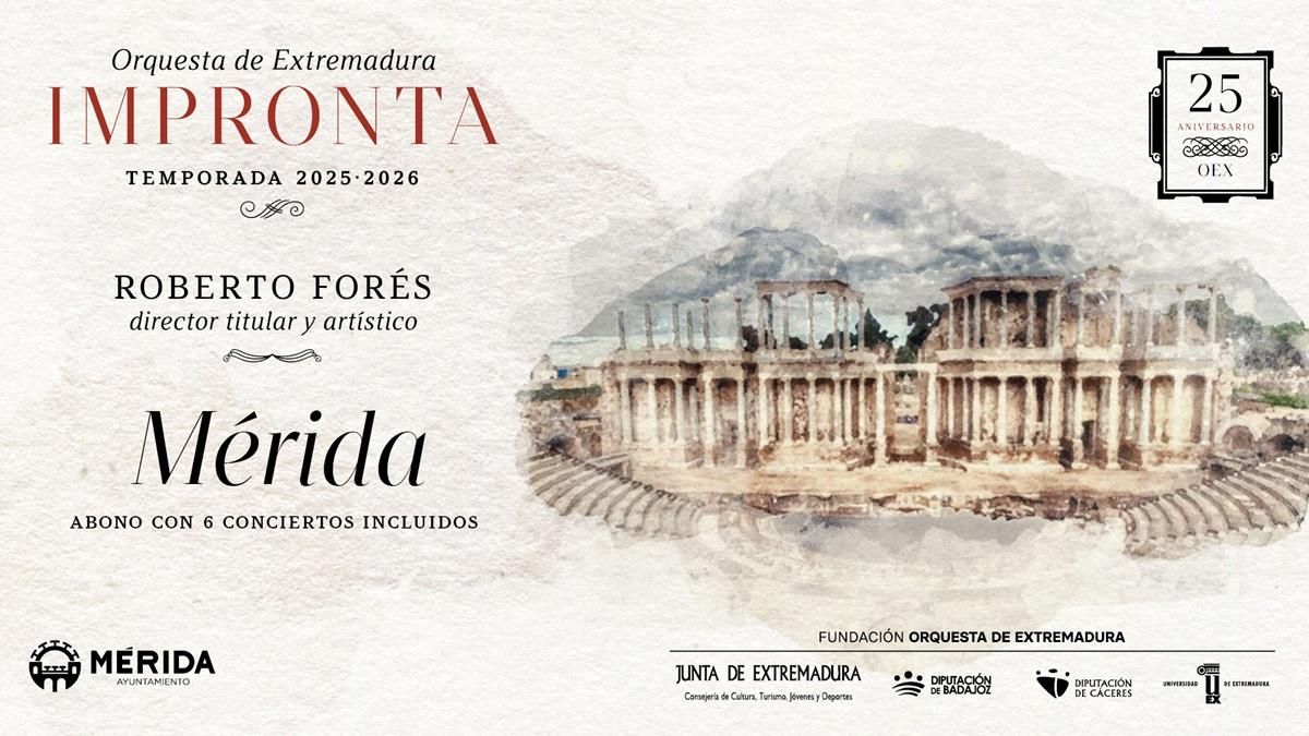 Cartel Orquesta de Extremadura