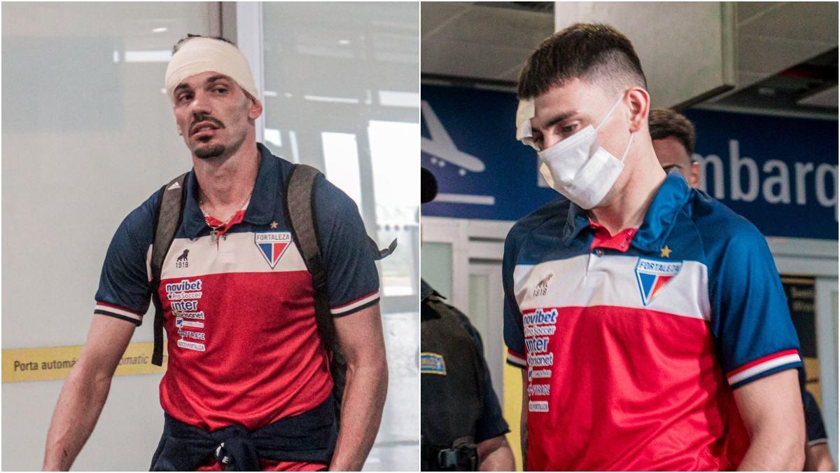 Los jugadores del Fortaleza fueron brutalmente agredidos en Recife