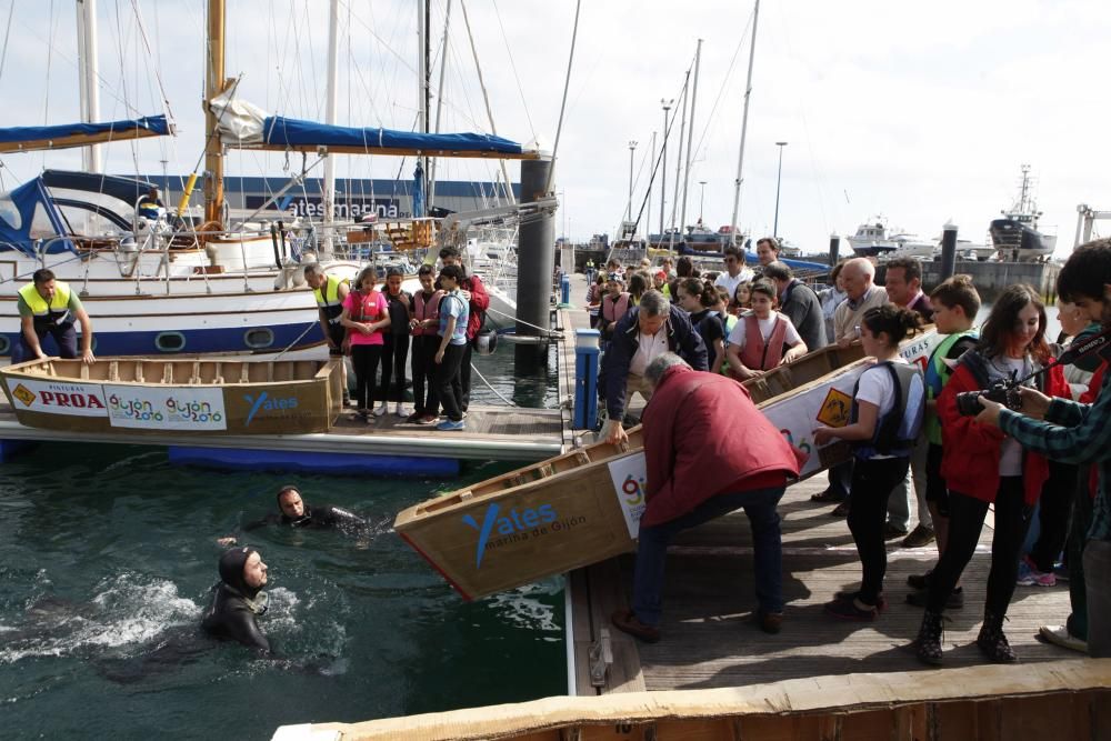 Proyecto escolar "Chalanas de Gijón"