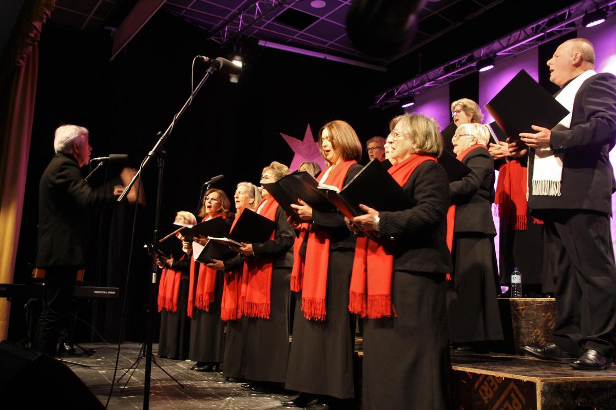 Concierto de la coral Cabarcon en la Navidad de 2024