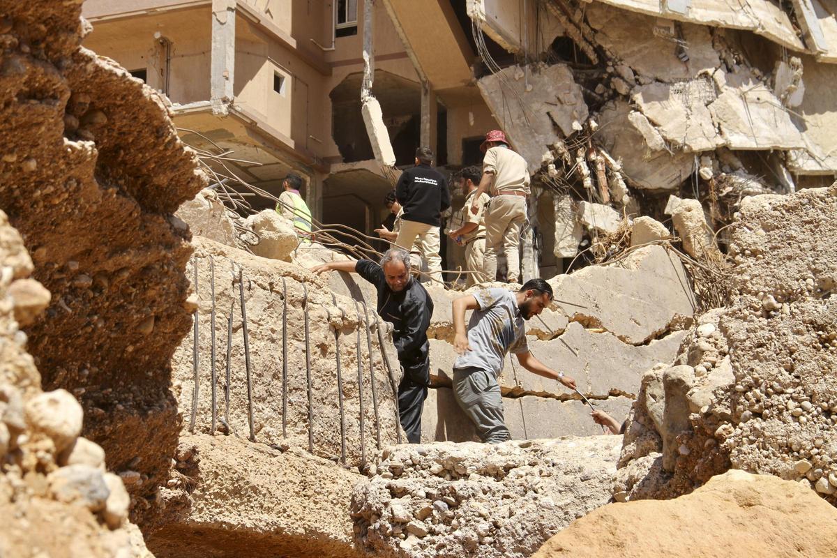 Libia, en ruinas tras las devastadoras inundaciones