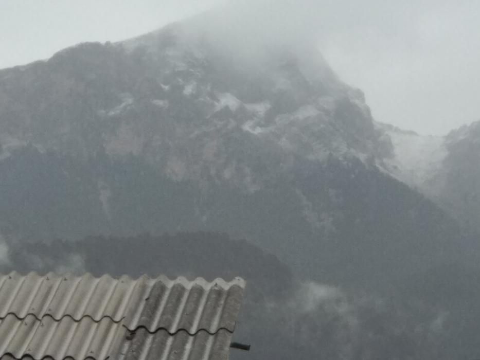 Nieve en la Serra de Tramuntana