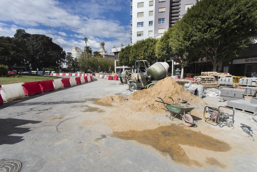 La avenida de Navarro Reverter ya tiene carril bus en ambos extremos de la calzada