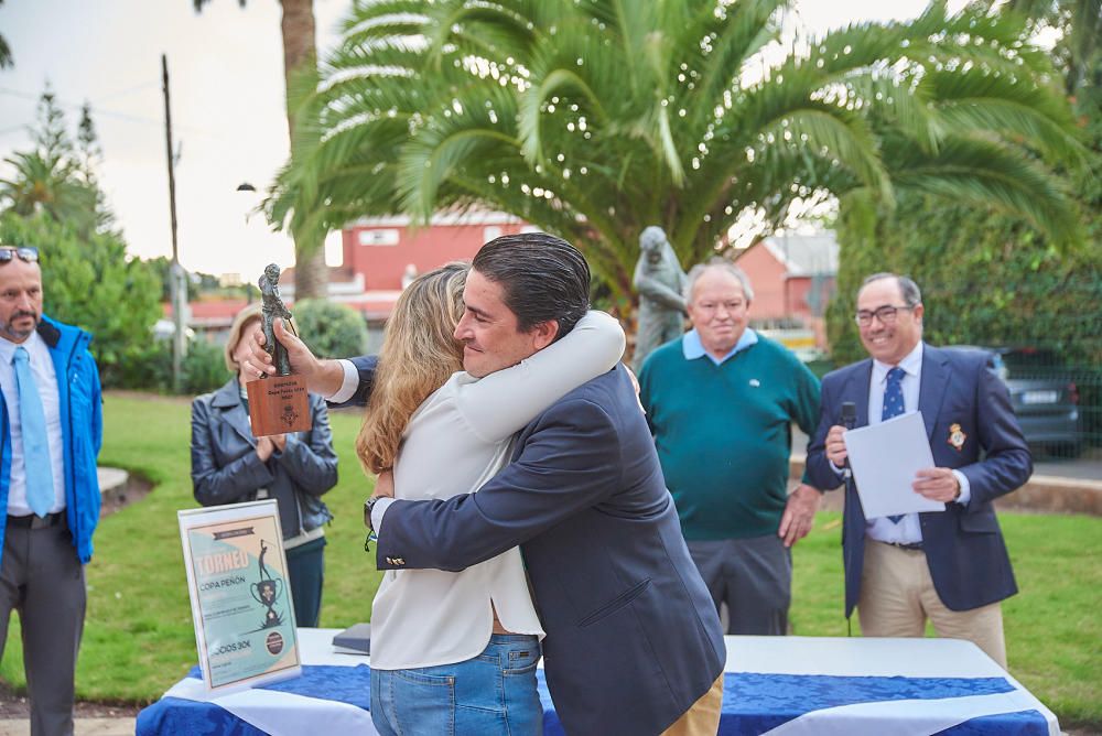 Instantes de la entrega de premios de la Copa Golf Peñón 2019