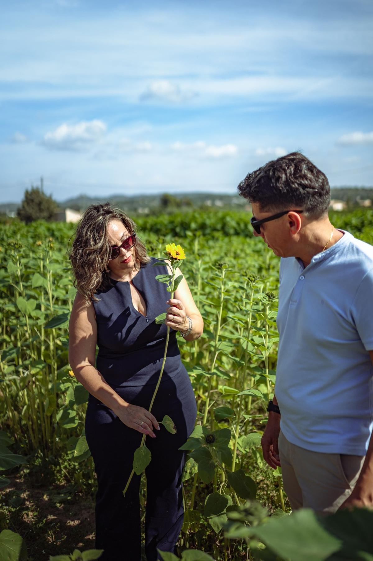 Ángela Sánchez de Gea y Juan Maravillas, fundadores de SoyFlorista.
