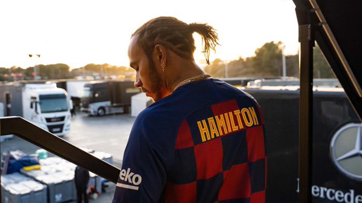 Lewis Hamilton se decanta por el Barça en el Clásico