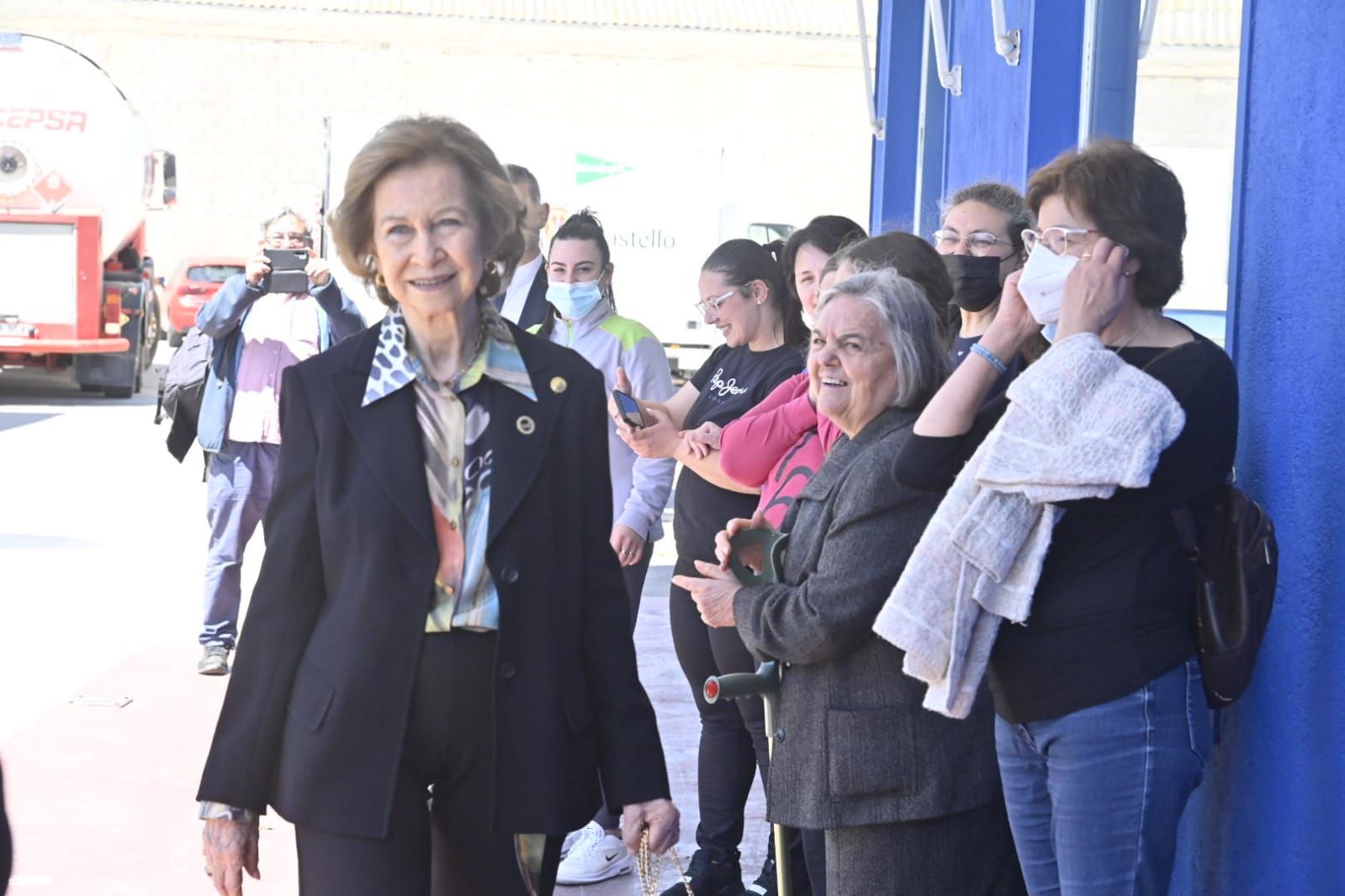 La reina Sofía visita Castelló: las primeras imágenes