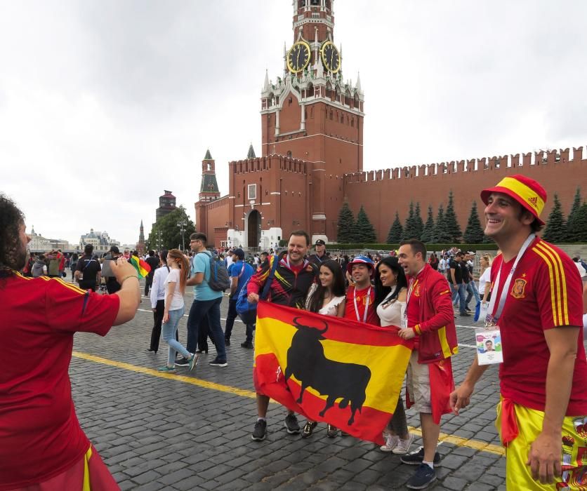 Mundial 2018: Las aficiones del España - Rusia