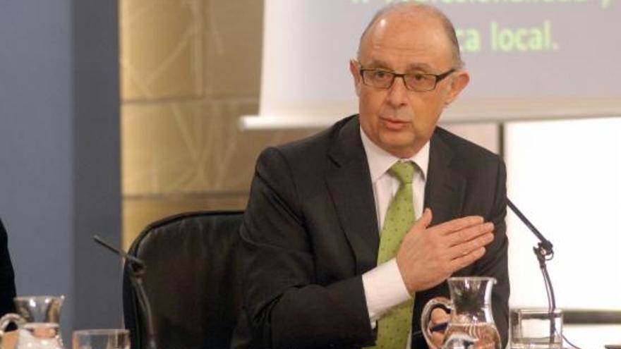 El ministre d&#039;Hisenda i Administracions Públiques, Cristóbal Montoro