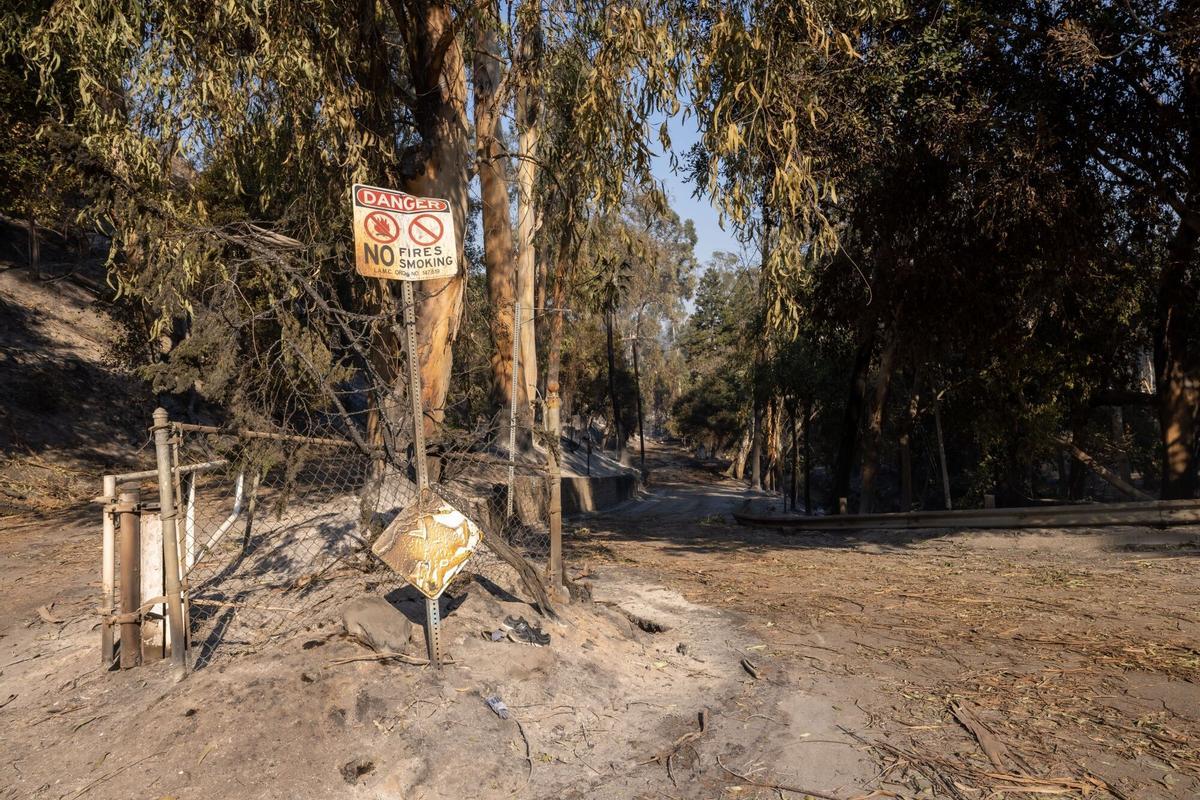Devastación en las calles de Los Ángeles tras el fuego