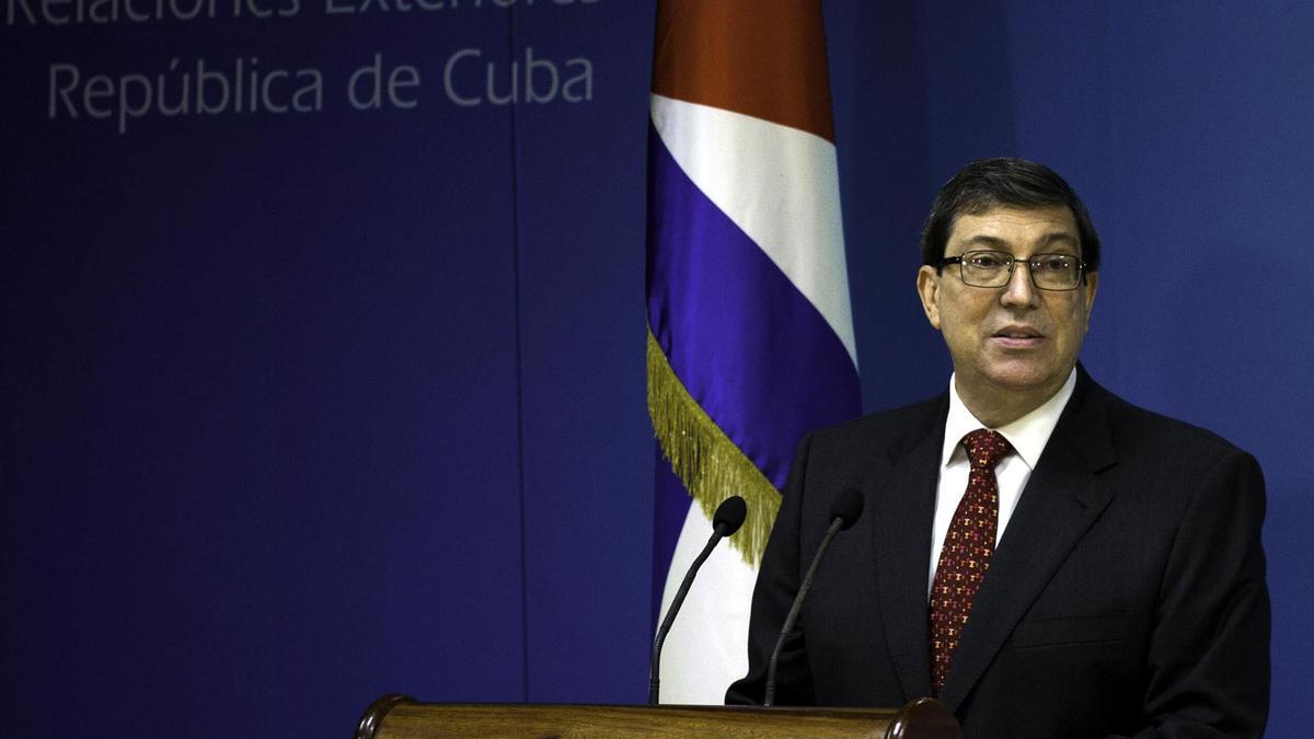 El ministro de Exteriores de Cuba, Bruno Rodríguez.