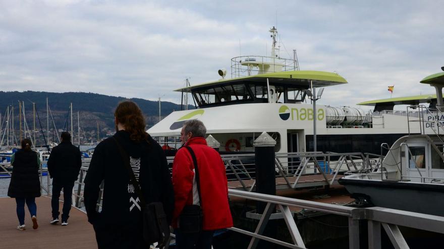 Nabia aumenta los barcos de mañana en Moaña y recupera el servicio de los domingos